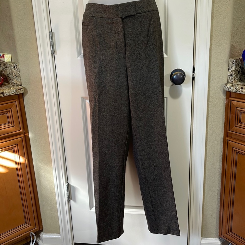 Brown tweed look pants size 14S